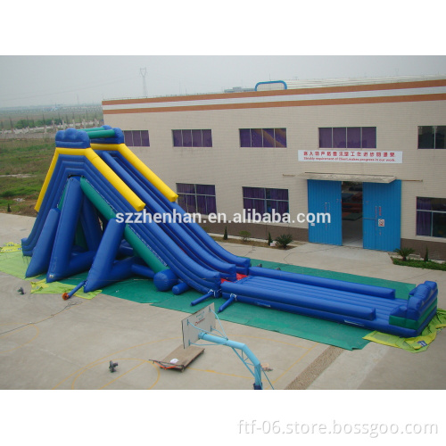 Cheap blue dolphins modelling water slide